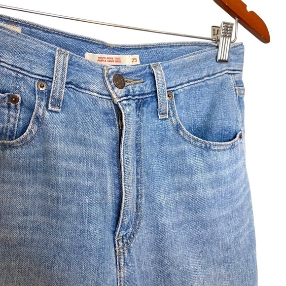 LEVI'S Womens High Loose Taper Jeans - Picture 7 of 16